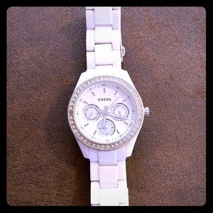 White Fossil woman’s watch!